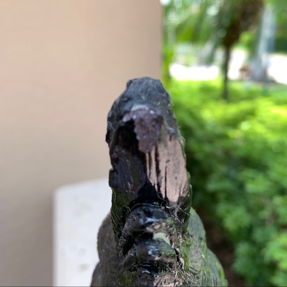 Cockatoo Parrot Bird Statue I Black Resin I Home Decor - Picture 4 of 10